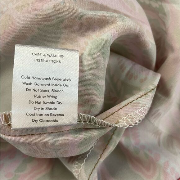 Baiia Isla Wrap Skirt Barcelona Pink Green Paisley Print - Picture 6 of 8